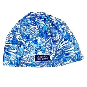 SKIDA Women’s Blue and White Paisley Alpine Hat